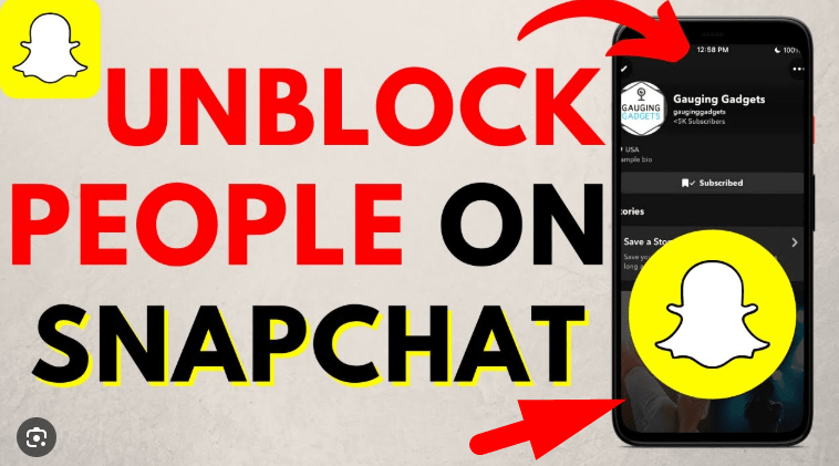 hoe deblokkeer je iemand op snapchat