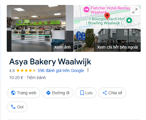 Map Asya Bakkerij Waalwijk