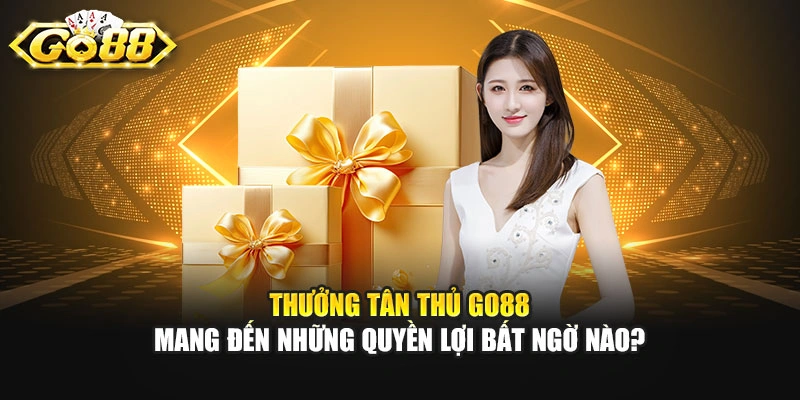 Thưởng Tân Thủ GO88 Mang Đến Những Quyền Lợi Bất Ngờ Nào?